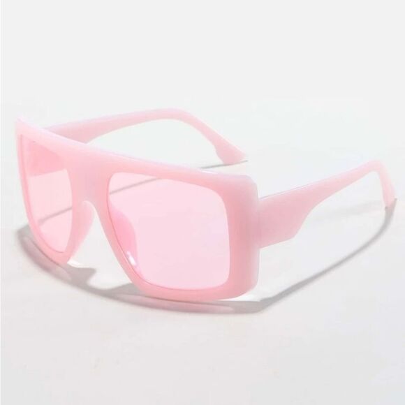 BRAND New Super Sized Sunglasses pink - Picture 3 of 8